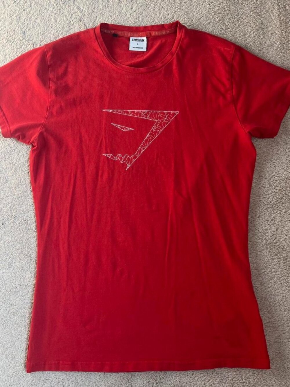 Red Gymshark t-shirt